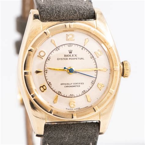 rolex oyster bubbleback vintage